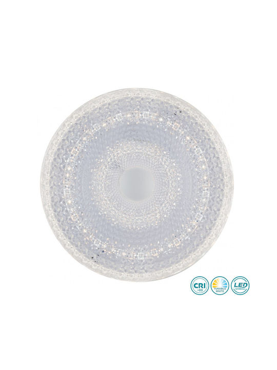 Fan Europe Unika-PL40 Ceiling Mount Light 39cm White with Integrated LED