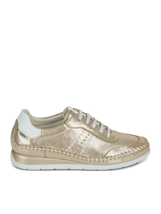 Damen Sneakers Gold