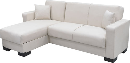 Dumma Ecke Sofa mit Bett mit Umkehrbarer Winkel & Stauraum Beige 226x146x86cm