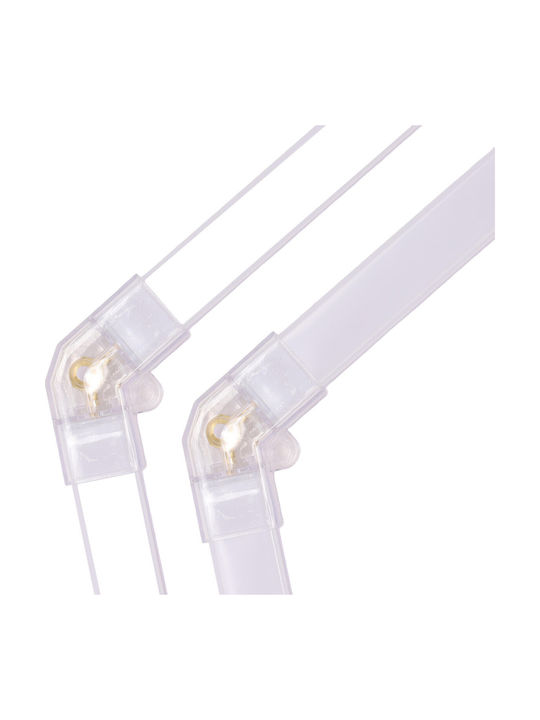 Einparts Panou LED Paralelogram Cu Lumină Albă Rece 6500K 241x95cm