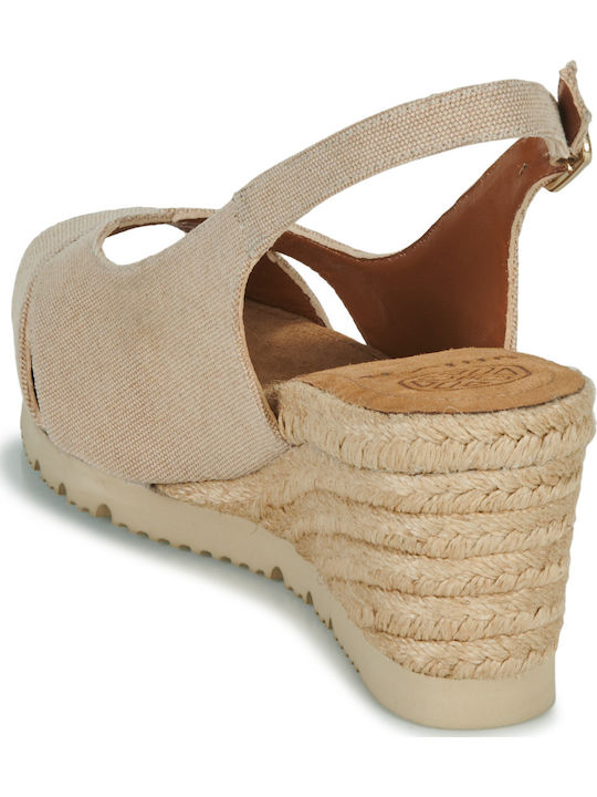Makin Damenplattformen Beige