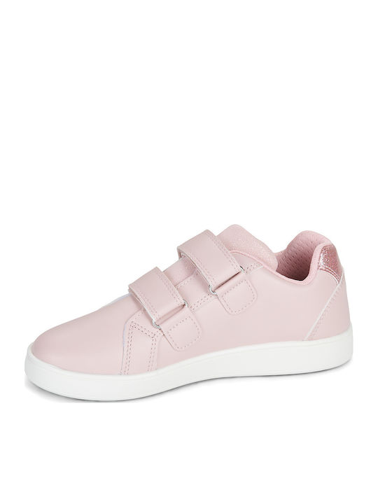 J Eclyper Kinder Sneaker Anatomisch mit Bügel- und Schleifenverschluss Rosa