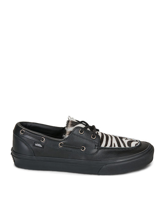 Γυναικεία Boat Shoes σε Μαύρο Χρώμα