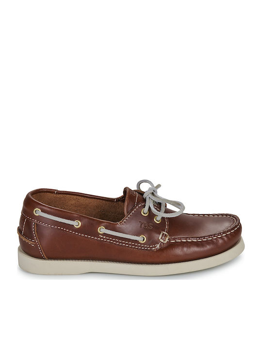 Γυναικεία Boat Shoes σε Καφέ Χρώμα