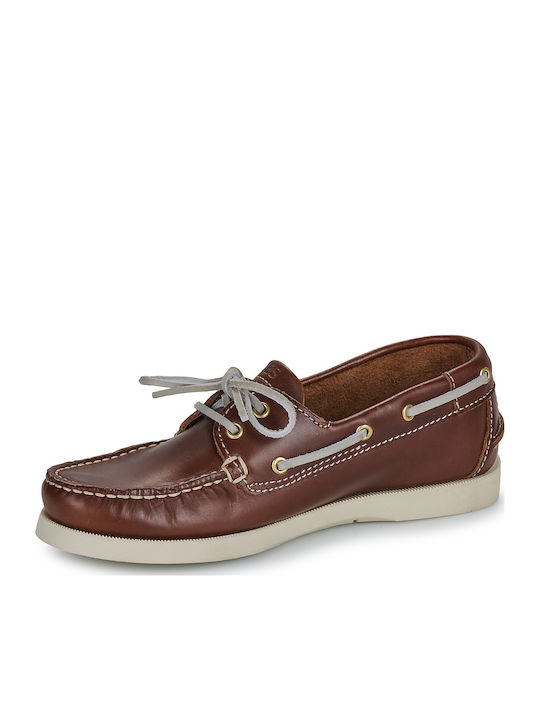Γυναικεία Boat Shoes σε Καφέ Χρώμα