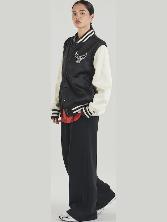 Damen Bomber Jacke Schwarz