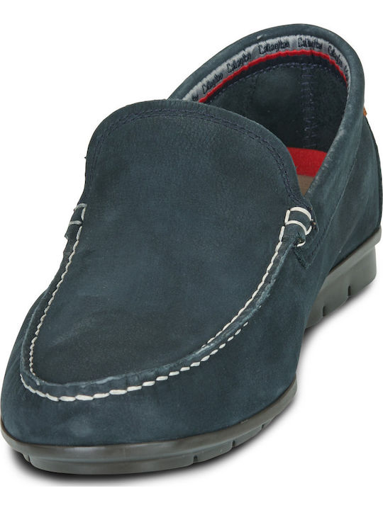 Herren Mokassins in Blau Farbe