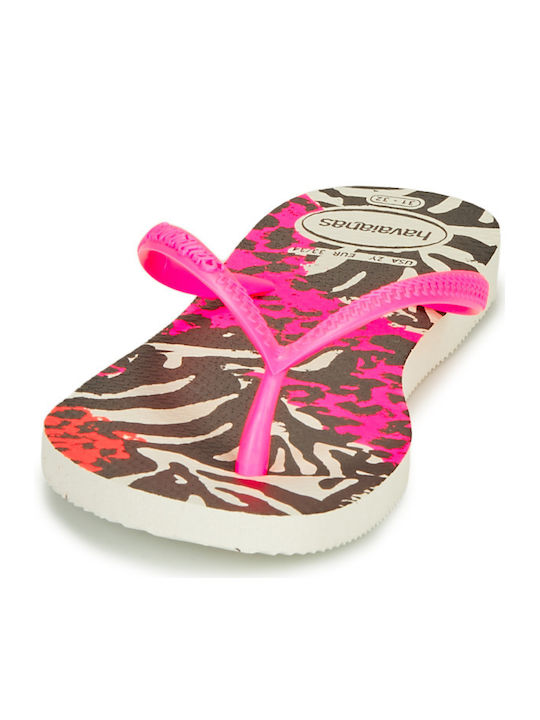 Kinder Flip-Flops Rosa Slim Animals