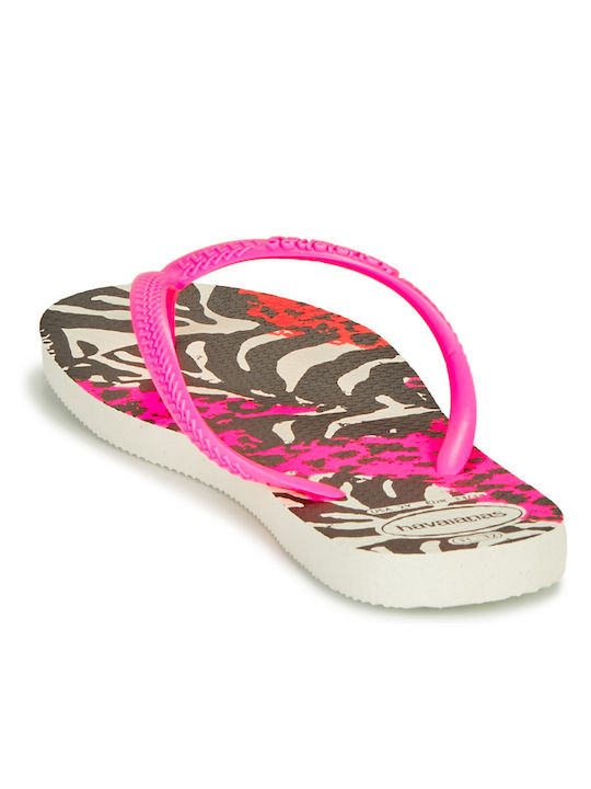 Kinder Flip-Flops Rosa Slim Animals