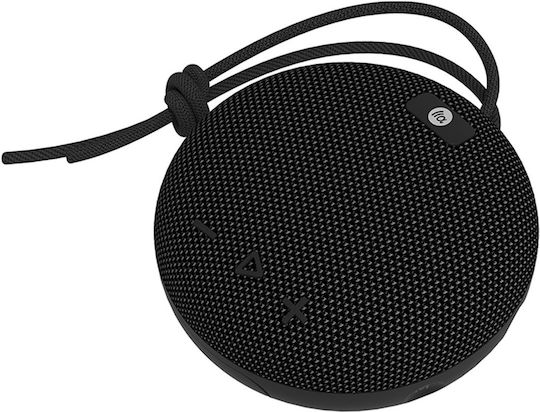 Tazata Palm 5 Водоустойчив Bluetooth високоговорител с живот на батерията до 10 часа Черен