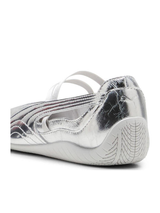 Speedcat Damen Ballerinas in Silber Farbe