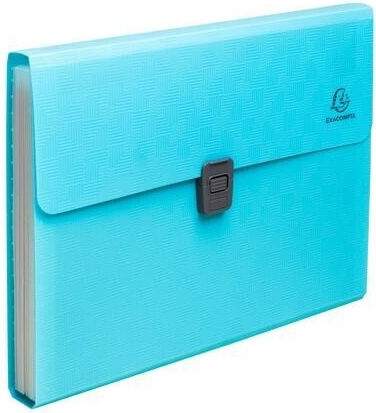 Accordion Folder-File Holder Exacompta A4 13 Positions Button Cyan 55299e