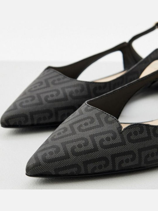 Flache Sandalen Für Damen Schwarz