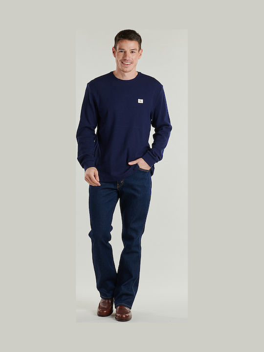 Western Men's Jeans Pants Blue