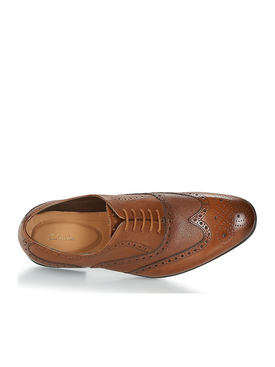 Limit Δερμάτινα Ανδρικά Oxfords Καφέ