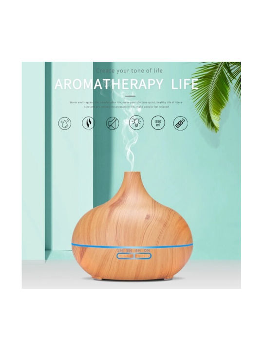 Dispozitiv de aromaterapie cu lumini LED ultrasonic 400ml