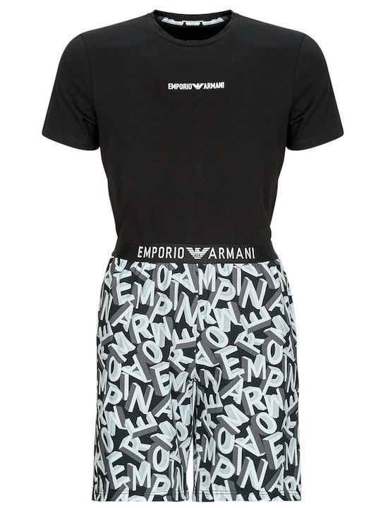 Emporio Armani Sommer Herrenpyjama Mehrfarbige