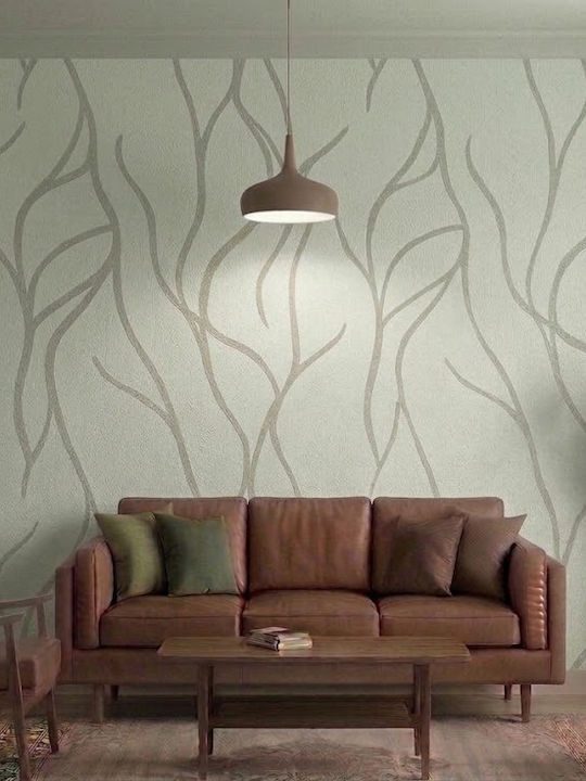 Wall Wallpaper Vinyl Beige 1050x53cm