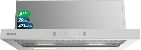 Cecotec Bolero Flux TLT 704400 Συρόμενος Απορροφητήρας 70cm Λευκός