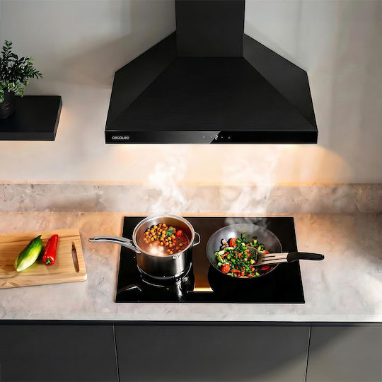 Cecotec Bolero Flux PT 604400 Chimney Hood 60cm Black