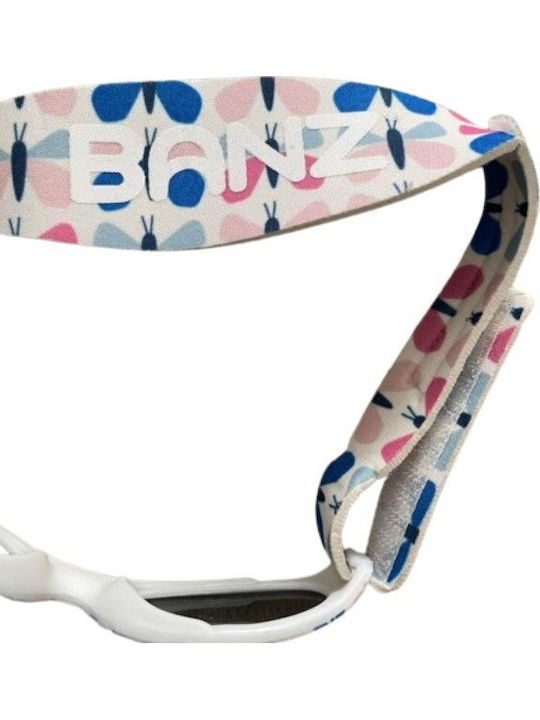 Banz Ochelari De Soare Pentru Copii Oval Cu Lentile Polarized Albi Pentru 2-5 Ani