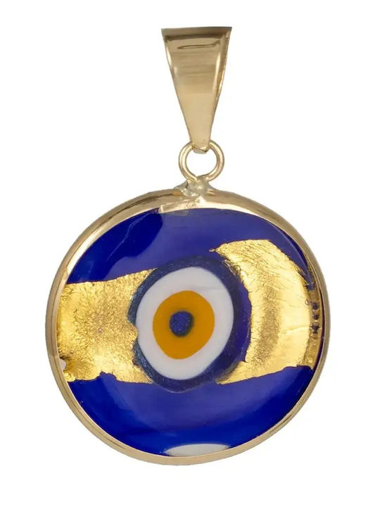 Charm Eye from Gold 9 K Blue