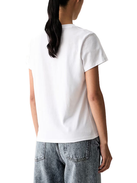 Hugo B Logo Tricou Damă Alb