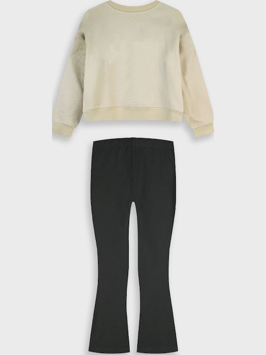 Energiers Kinderbekleidungssets mit Leggings Sommer 2Stücke Anthrazit