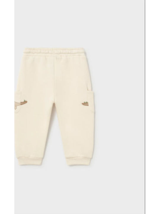 Mayoral Pantaloni de trening pentru copii Bej