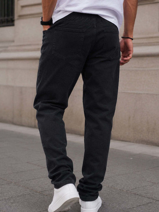 Men's Jeans Pants with Regular Fit Black
