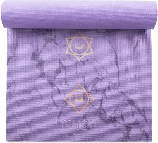 Myga Στρώμα Γυμναστικής Yoga Μωβ