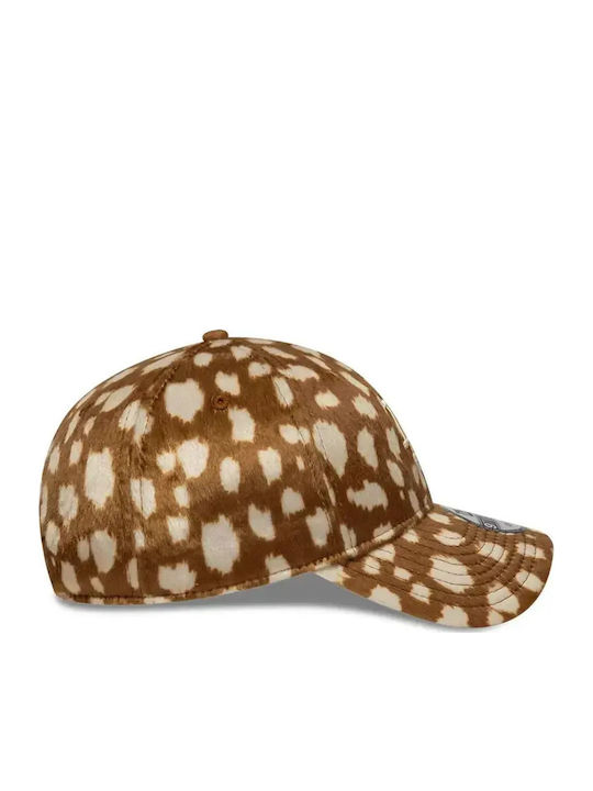 New Era La Dodgers Animal Print Dark 9twenty Регулируема Шапка Унисекс Полиестер Бежова 60844105