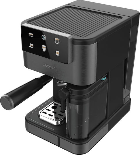 Cecotec Power Espresso ColdBrew Latte Dark Espresso Machine 1350W 20bar Pressure for Cappuccino Black 108988