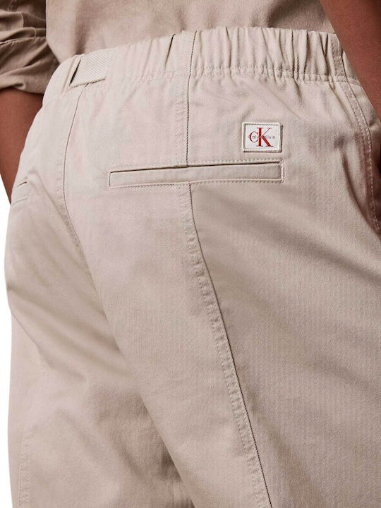 Παντελόνι σε Baggy Γραμμή Beige