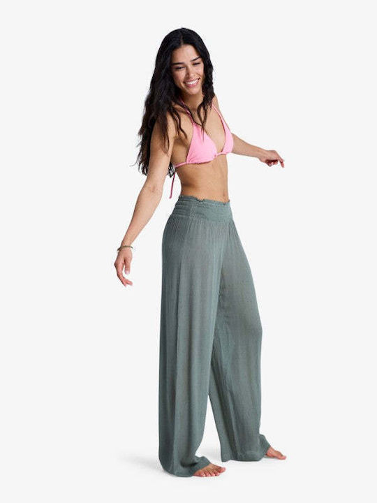 Roxy Along Sunset Women's Beachwear Pants Agave Green