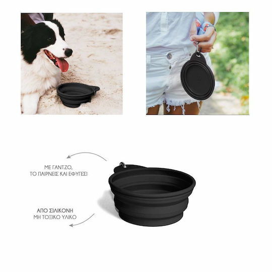 Cagio Silicone Food & Water Bowl for Dog 1lt