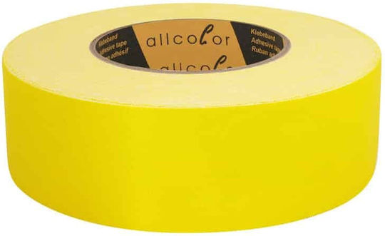 Allcolor Αυτοκόλλητη Υφασμάτινη Ταινία Κίτρινη 50mx48mm Allcolor Αυτοκόλλητη Υφασμάτινη Ταινία Κίτρινη 50mx48mm