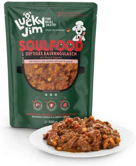 Lucky Jim Течна Храна За Кучета с Говеждо Месо Зеленчуци и Картофи 300гр