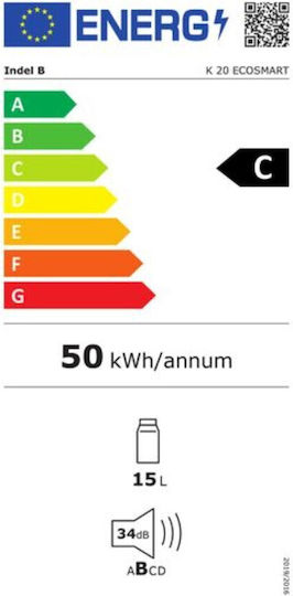 IndelB K 20 Eco Smart Мини бар в хотела 15lt 42x42x44cm