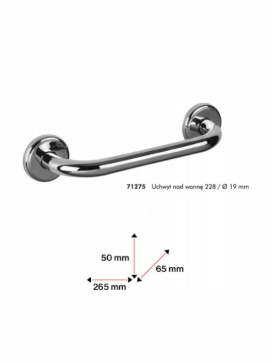 Bisk Mâner de baie 22.8cm Gri