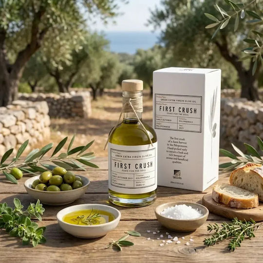 Sellas First Crush Food For The Soul Extra Virgin Olivenöl 250ml