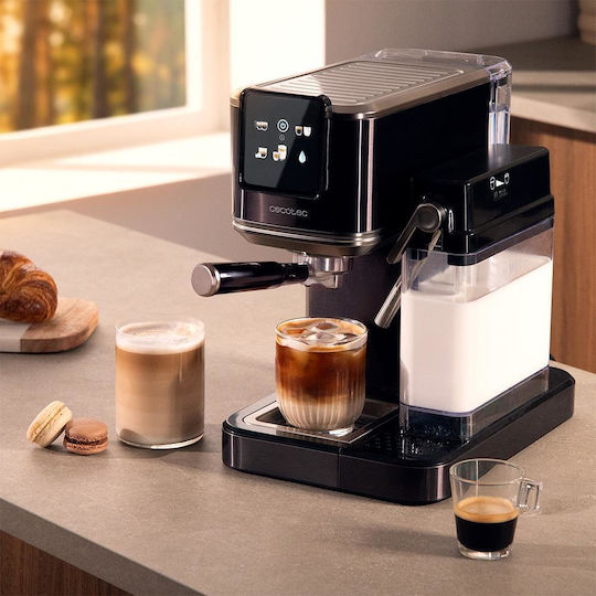 Cecotec Еспресо машина 1350W 20bar налягане за Cappuccino Черна 108987