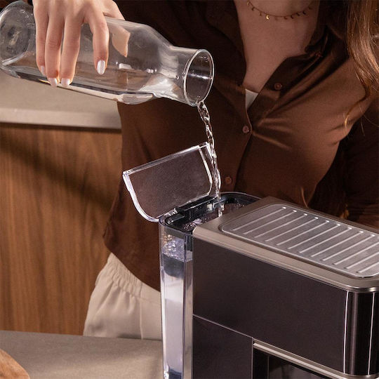 Cecotec Еспресо машина 1350W 20bar налягане за Cappuccino Черна 108987