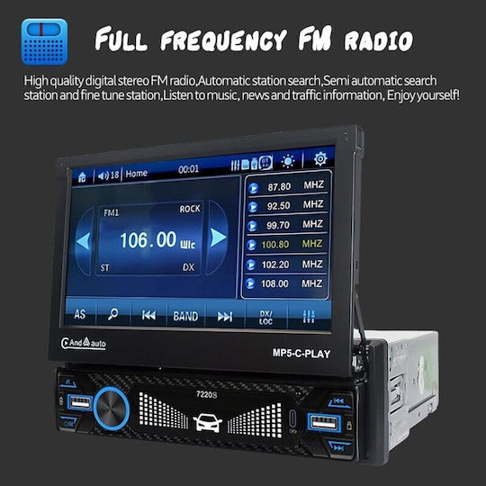 Auto-Audiosysteme 1 DIN (Bluetooth/USB)