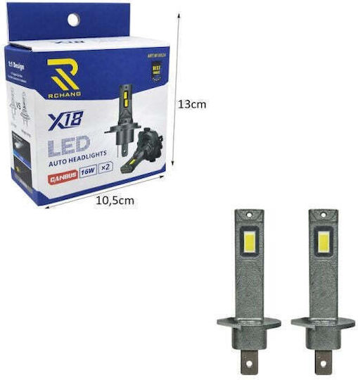 Rchang Car Lamps H1 Canbus LED 16W 2 Pieces