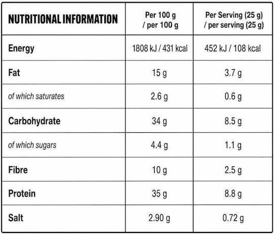 Inlead Nutrition Hochprotein Tortilla-Chips 50g Salz & Pfeffer