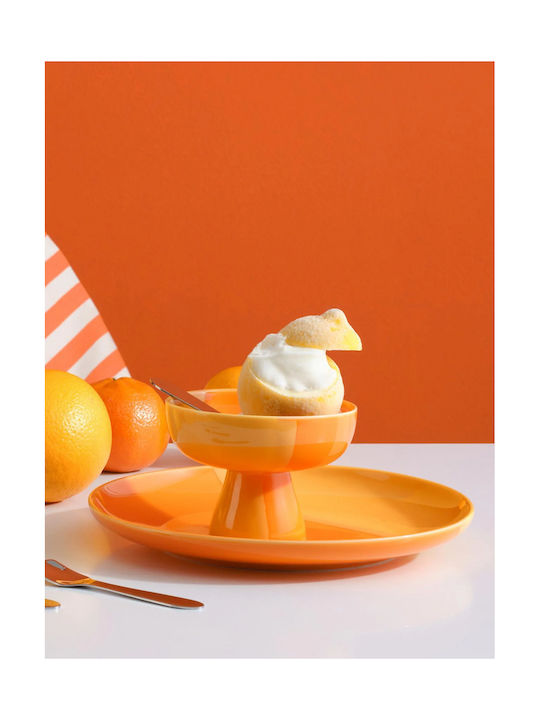 ASA Selection Joy Round Porcelain Orange Ice Cream Serving Bowl Diameter 11cm