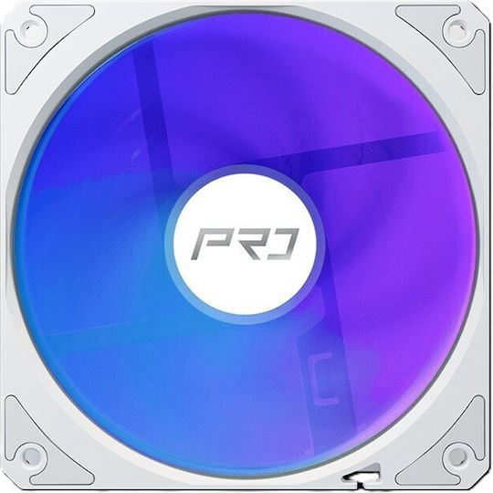 ASRock Pro 240 Охлаждане AIO CPU с 2 Вентилатора 120mm и ARGB Осветление Бял