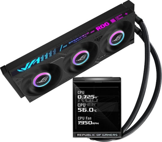 Asus ROG Strix LC IV 360 Υδρόψυξη AIO CPU με 3 Ανεμιστήρες 120mm και ARGB Φωτισμό