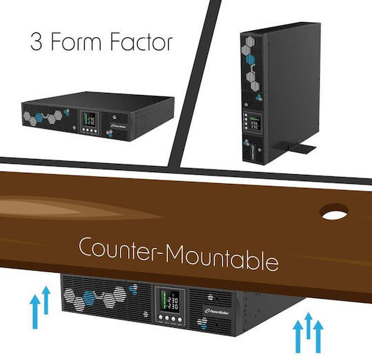 Powerwalker VI 1000 RLP UPS Line-Interactive 1000VA 900W